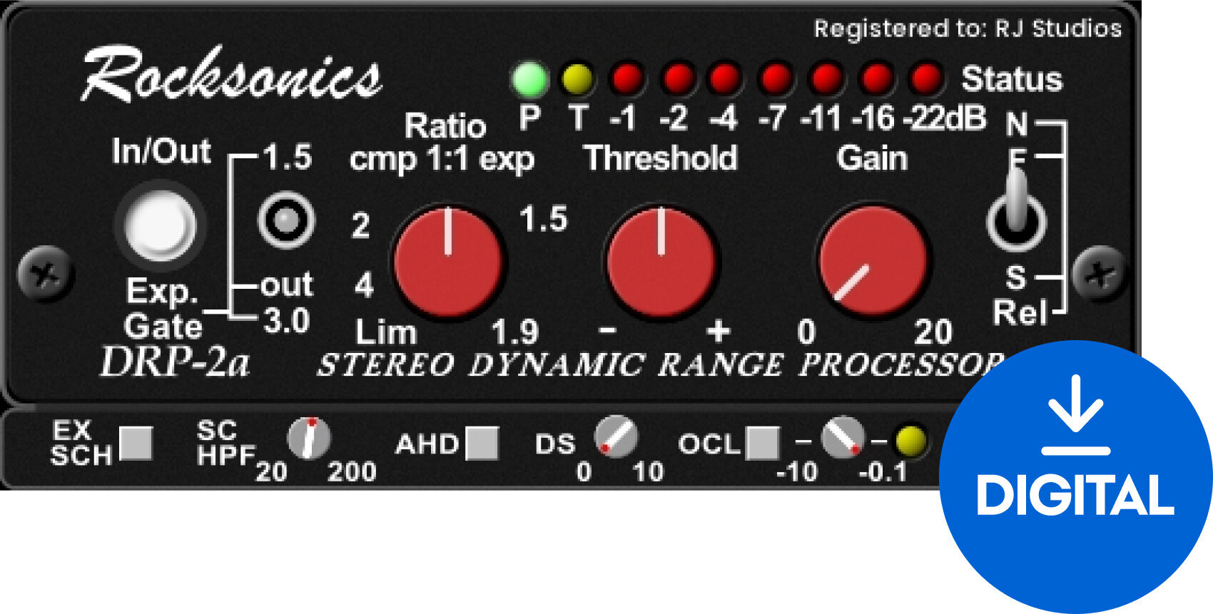 Студио софтуер Plug-In ефект Raising Jake Studios DRP2amkII (Дигитален продукт)