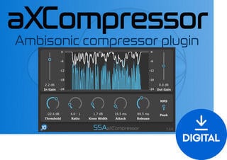 Plug-Ins Software e Processori Effetti SSA Plugins aXCompressor (Prodotto digitale)