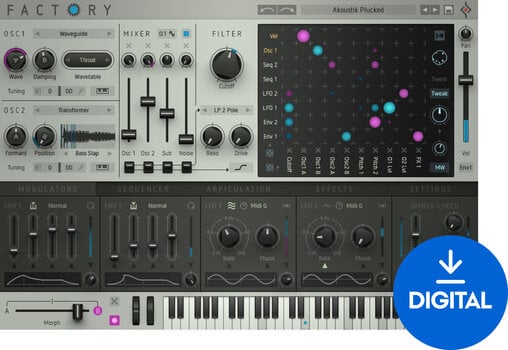 VST Instrument SugarBytes Factory (Digitales Produkt) - 1