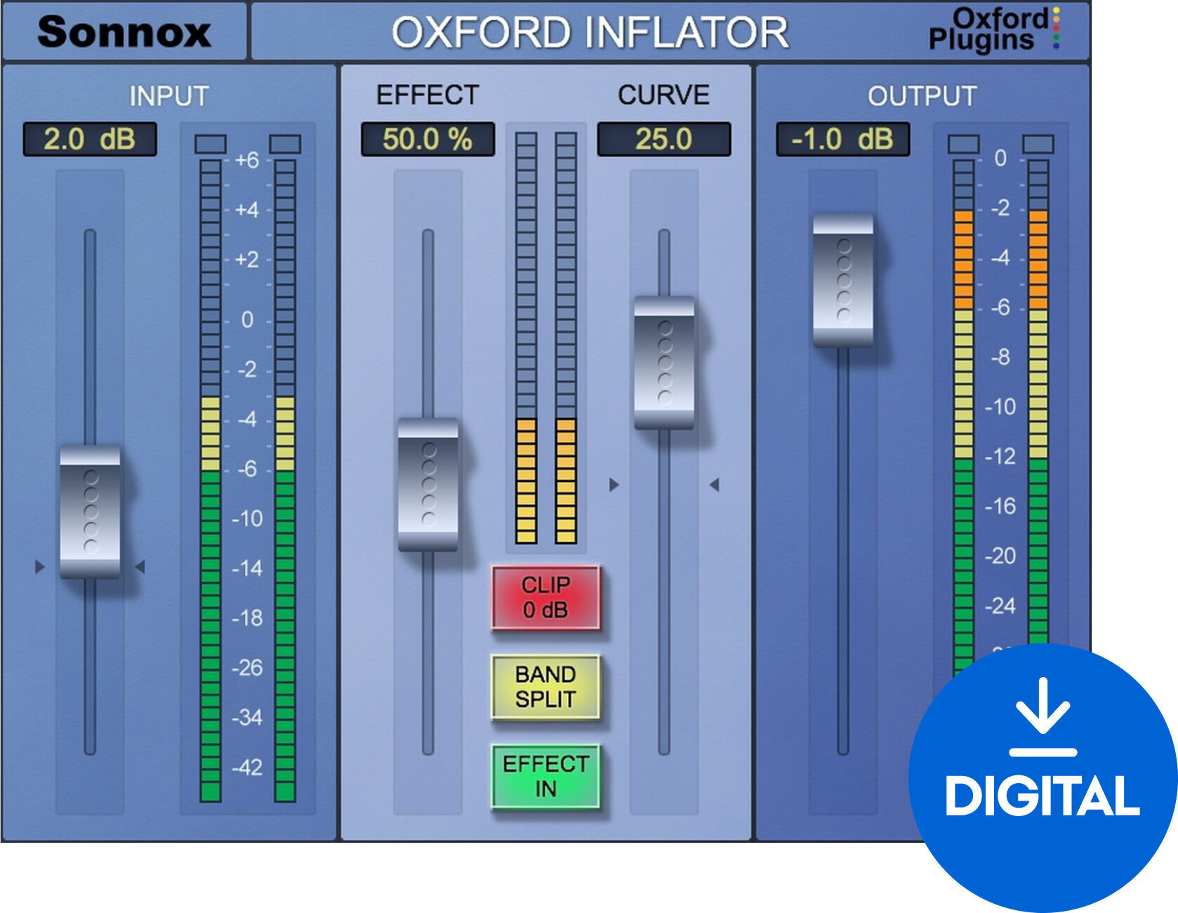 Software Plug-In FX Processor Sonnox Oxford Inflator (Native) (Digital product)