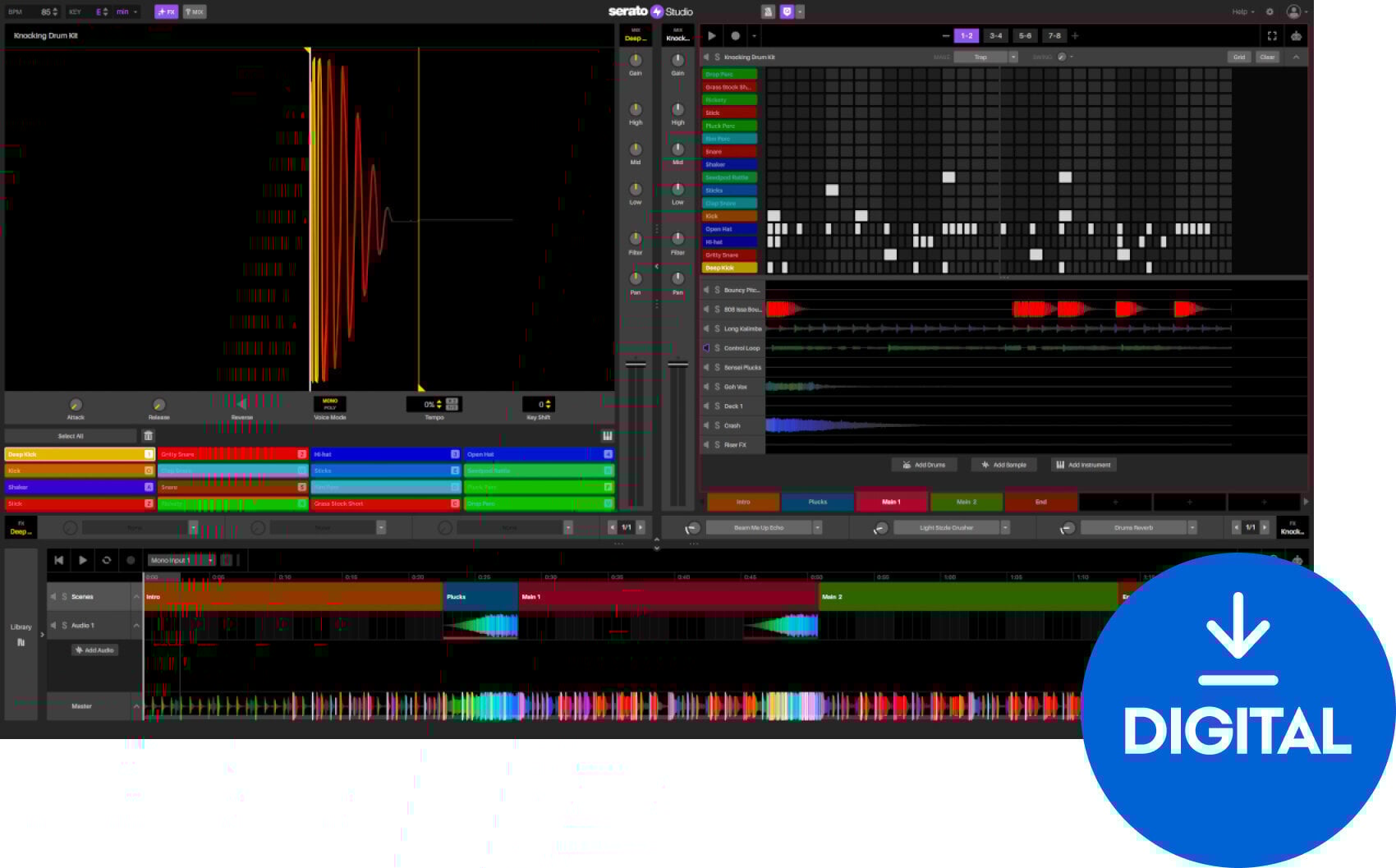 Oprogramowanie studyjne DAW Serato Studio (Produkt cyfrowy)