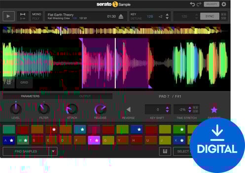 Studijski software plug-in efekt Serato Sample (Digitalni izdelek) - 1