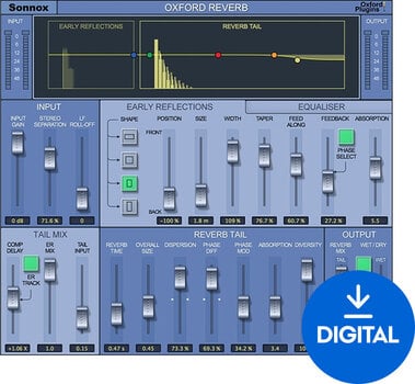 Oprogramowanie studyjne Plug-In efekt Sonnox Oxford Reverb (Native) (Produkt cyfrowy) - 1