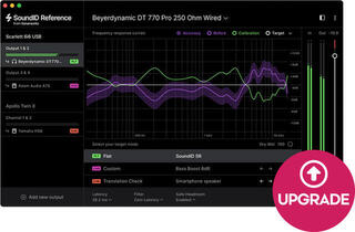 Update / Upgrade / Expansion Sonarworks Upgrade: SoundID for Headphones to SoundID Studio (Digitální produkt)