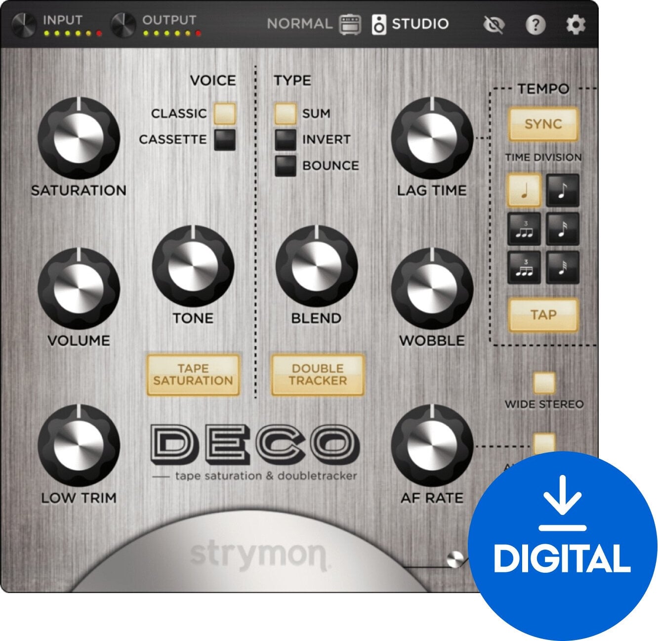 Studio-Effekt-Plugin Strymon Deco (Digitales Produkt)