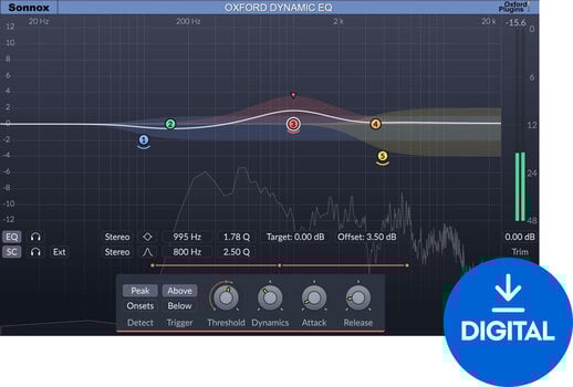 Studio-Effekt-Plugin Sonnox Oxford Dynamic EQ (Nat) (Digitales Produkt) - 1