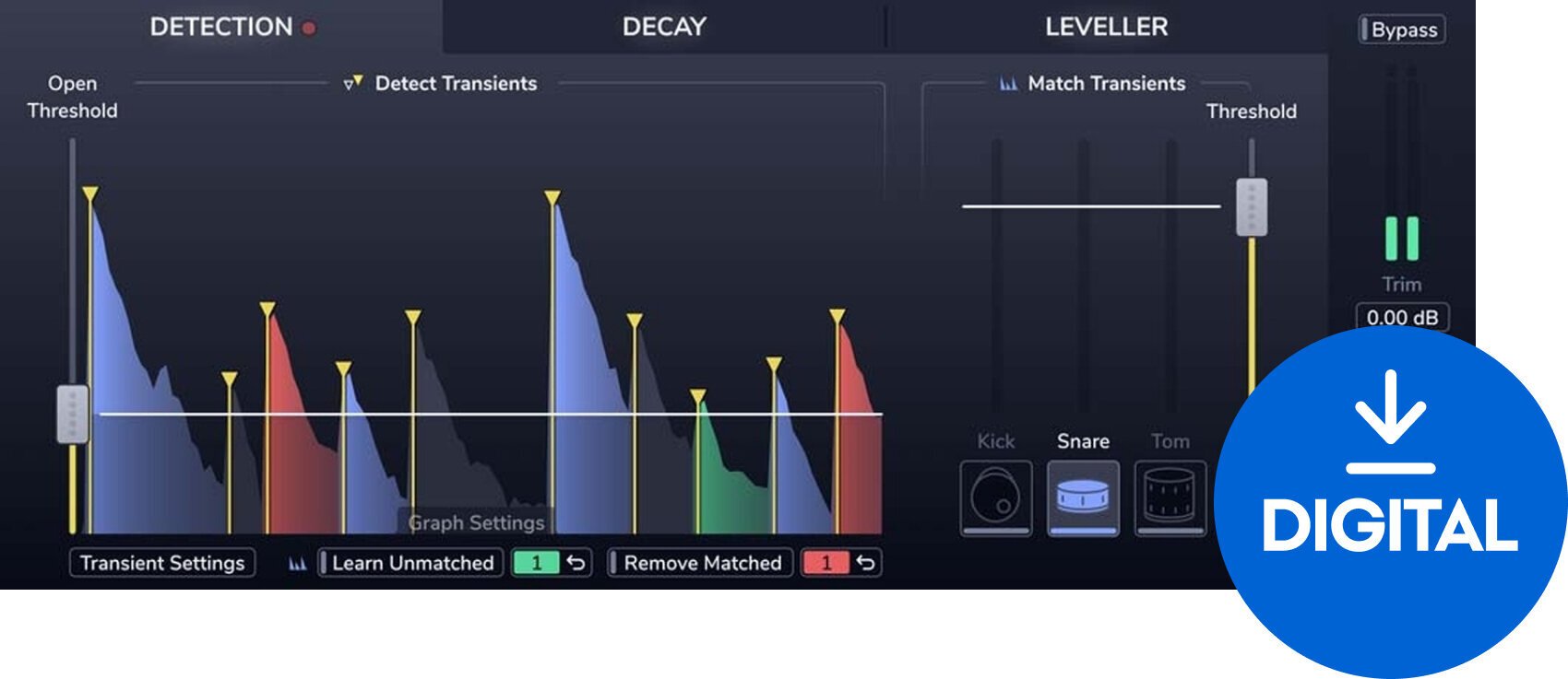 Procesador de efectos de complemento de software Sonnox Oxford Drum Gate (Native) (Producto digital)