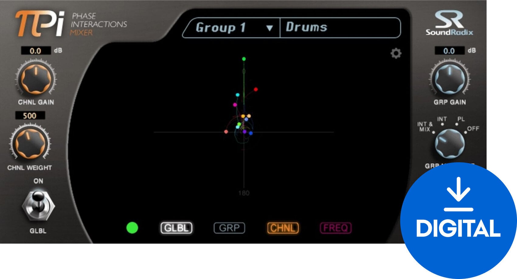 Oprogramowanie studyjne Plug-In efekt Sound Radix Pi Phase Interactions Mix (Produkt cyfrowy)