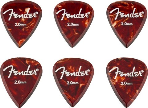 Plectrum Fender Aero Acrylic 6-count 2.0 Plectrum - 1