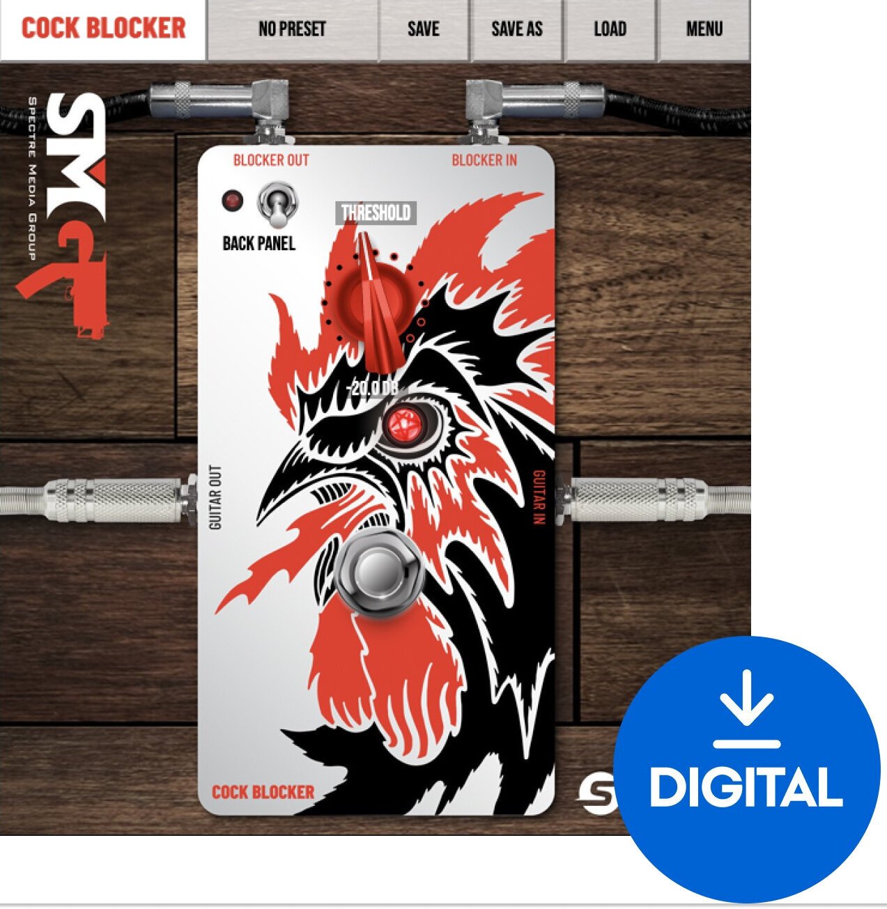 Logiciel de studio Plugins d'effets Spectre Digital SMG Cockblocker (Produit numérique)