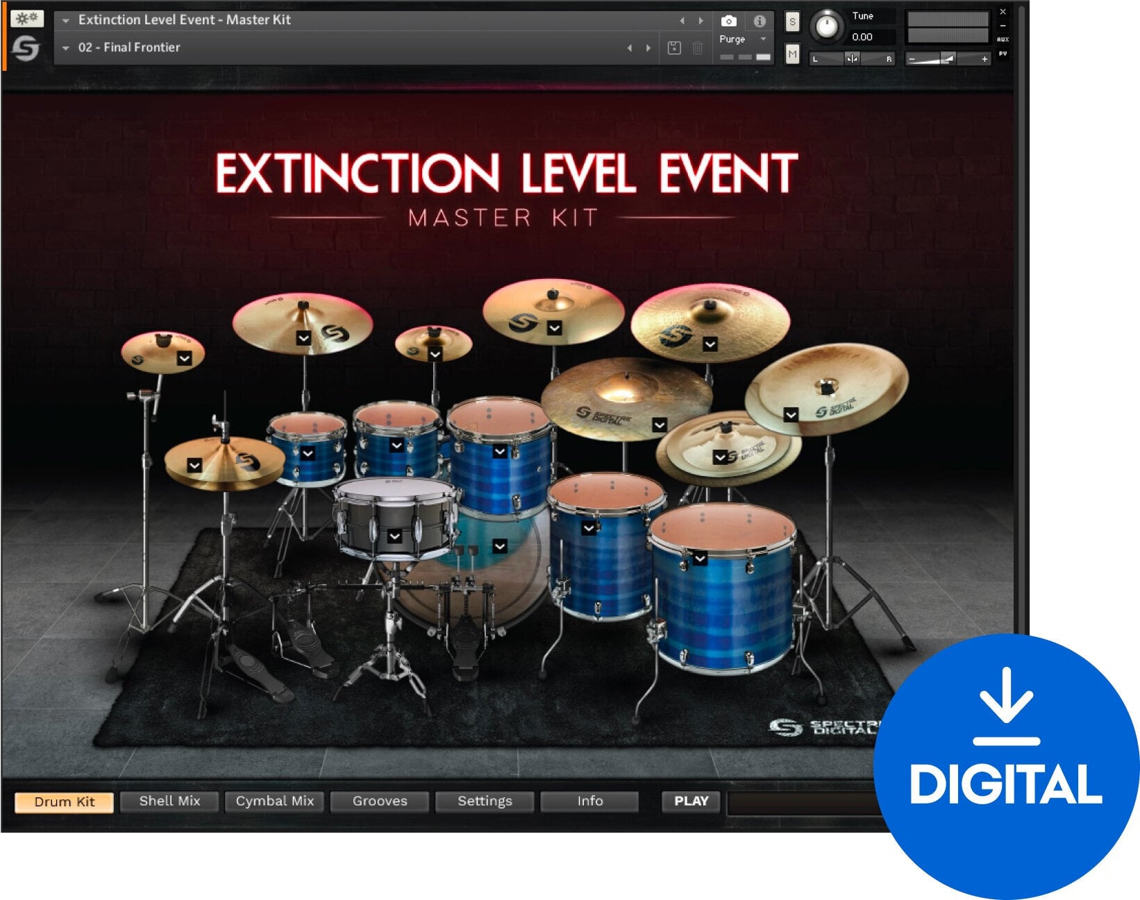 Programinės įrangos papildinio efektų procesorius Spectre Digital Extinction Level Event - Master Kit