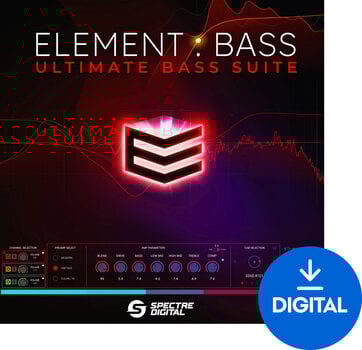 Programinės įrangos papildinio efektų procesorius Spectre Digital Element Bass - 1