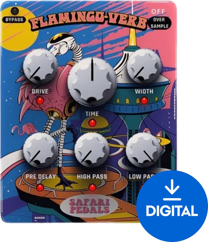 Software Plug-In FX Processor Safari Audio Flamingo Verb (Digital product)