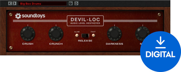 Procesador de efectos de complemento de software SoundToys Devil-Loc Deluxe 5 (Producto digital) - 1