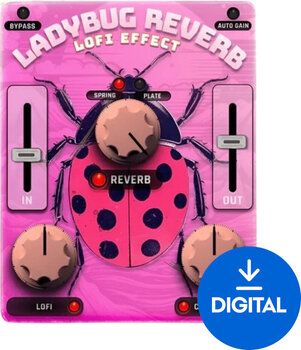Studijski software plug-in efekt Safari Pedals LadyBug Reverb (Digitalni izdelek) - 1
