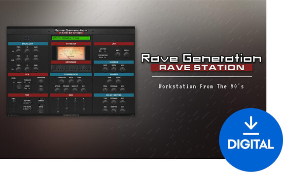 Studiový softwarový Plug-In efekt Rave Generation Rave Station (Digitální produkt) - 1
