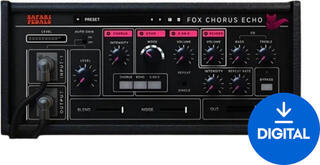 Studiový softwarový Plug-In efekt Safari Pedals Fox Echo Chorus (Digitální produkt)