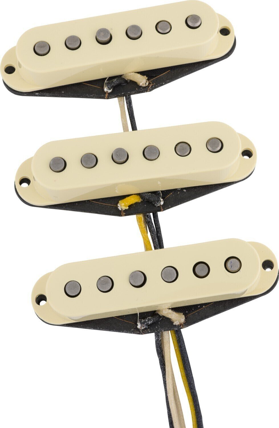 Pickup simples Fender Custom Shop Dual Mag II Stratocaster Set of 3 Vintage White Pickup simples