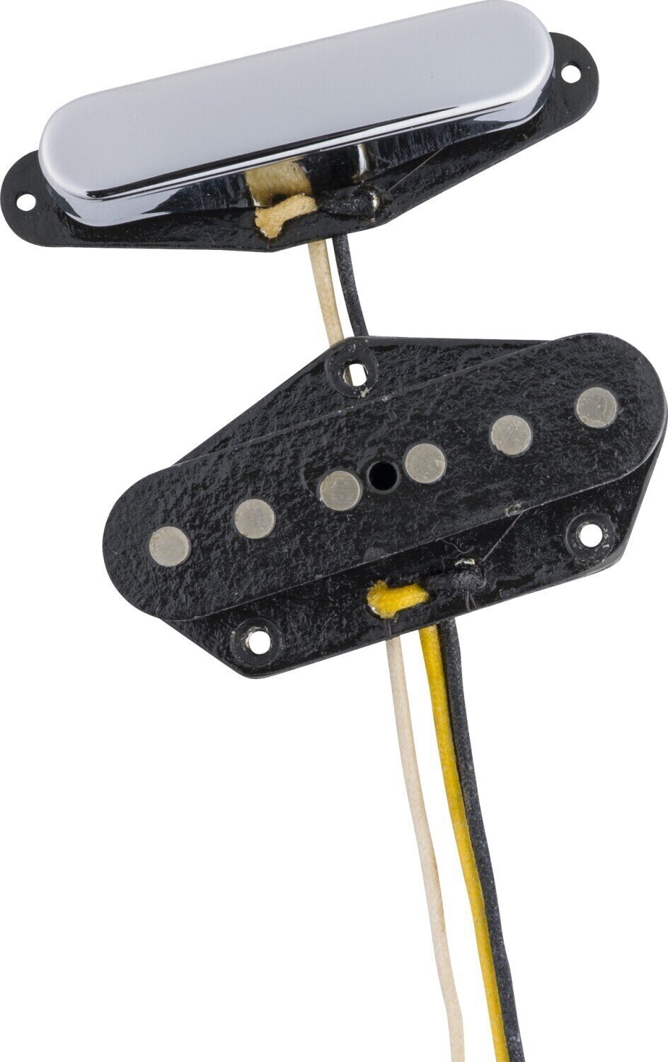 Pickup simples Fender Custom Shop '50/'51 Blackguard Telecaster Set of 2 Black and Chrome Pickup simples