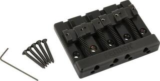 Mostek zapasowy do gitary basowej Fender HiMass 4-String Zinc Saddles Black Mostek zapasowy do gitary basowej