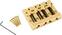 Kobylka pro baskytaru Fender HiMass 4-String Brass Saddles Gold Kobylka pro baskytaru