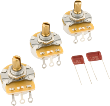 Potenciómetro Fender Stratocaster Split Shaft Kit 3-Pack Potenciómetro - 1
