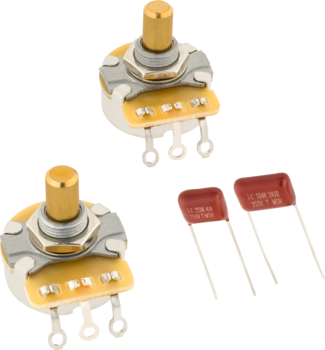 Potenciómetro Fender Telecaster Solid Shaft Kit 2-Pack Potenciómetro - 1