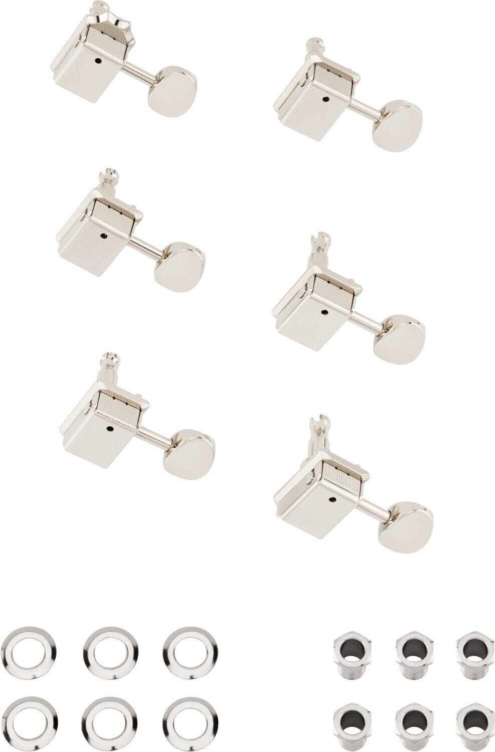 Afinadores para guitarra Fender ClassicGear Staggered Chrome Afinadores para guitarra