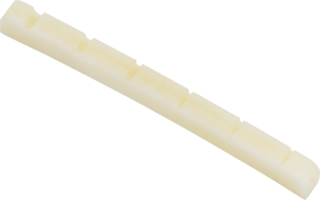 Partes de repuesto de guitarra Fender Pre-Slotted Genuine Bone Nut For Electric Guitar 9.5" Radius Natural Partes de repuesto de guitarra