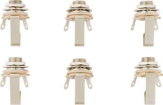 Jack Fender 1/4" 2-Conductor Guitar Output Jack 6-pack