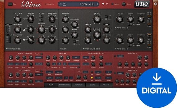 Plug-Ins Software e Processori Effetti u-he Software Diva (Prodotto digitale) - 1
