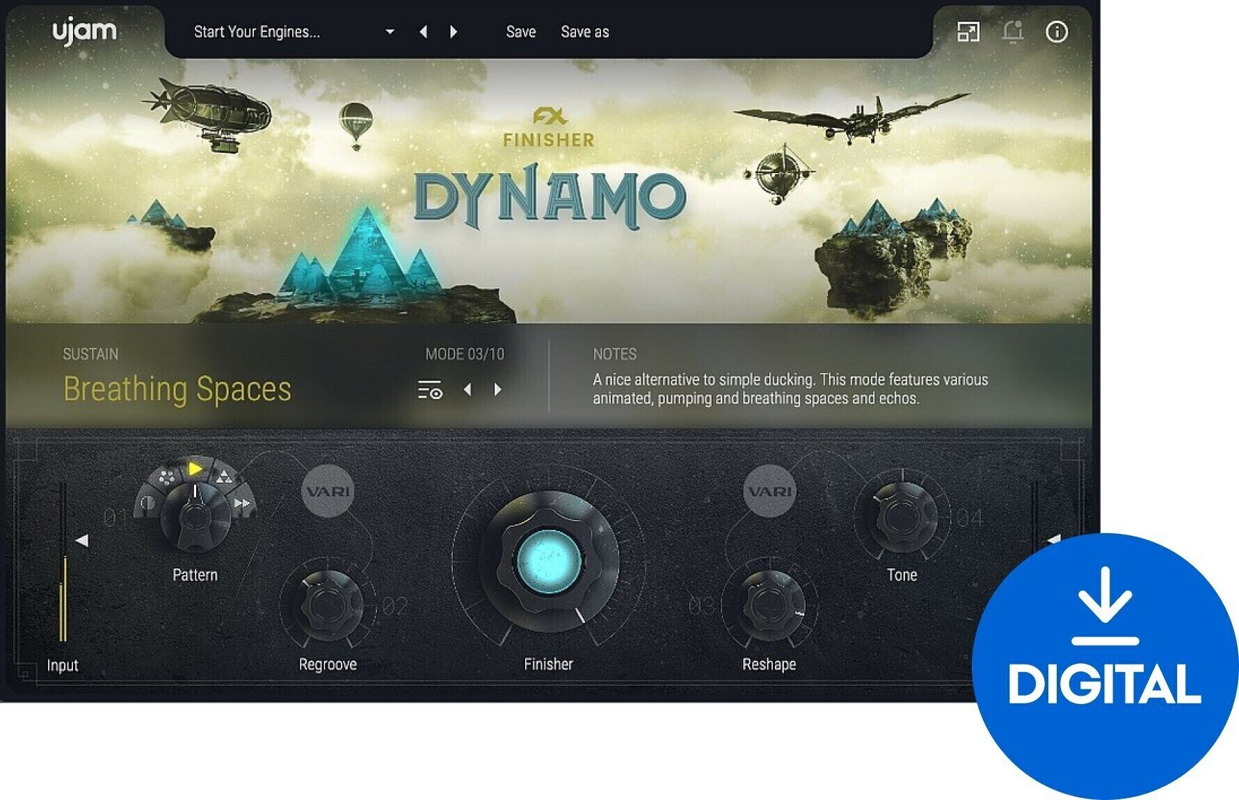 Software Plug-In FX Processor UJAM Dynamo (Digital product)