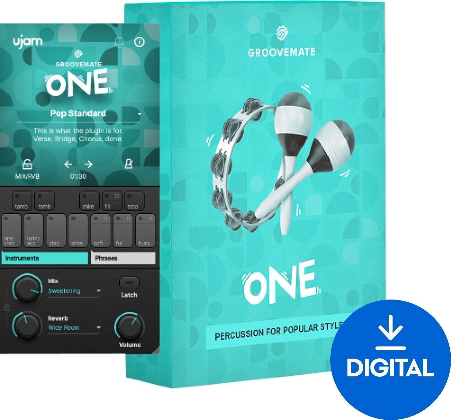 VST Instrument UJAM Groovemate One (Digital product)