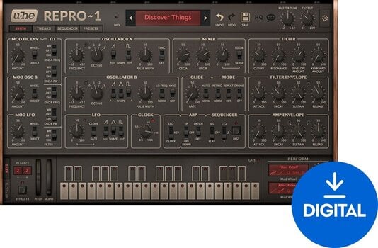Virtuális effekt u-he Software Repro (Digitális termék) - 1