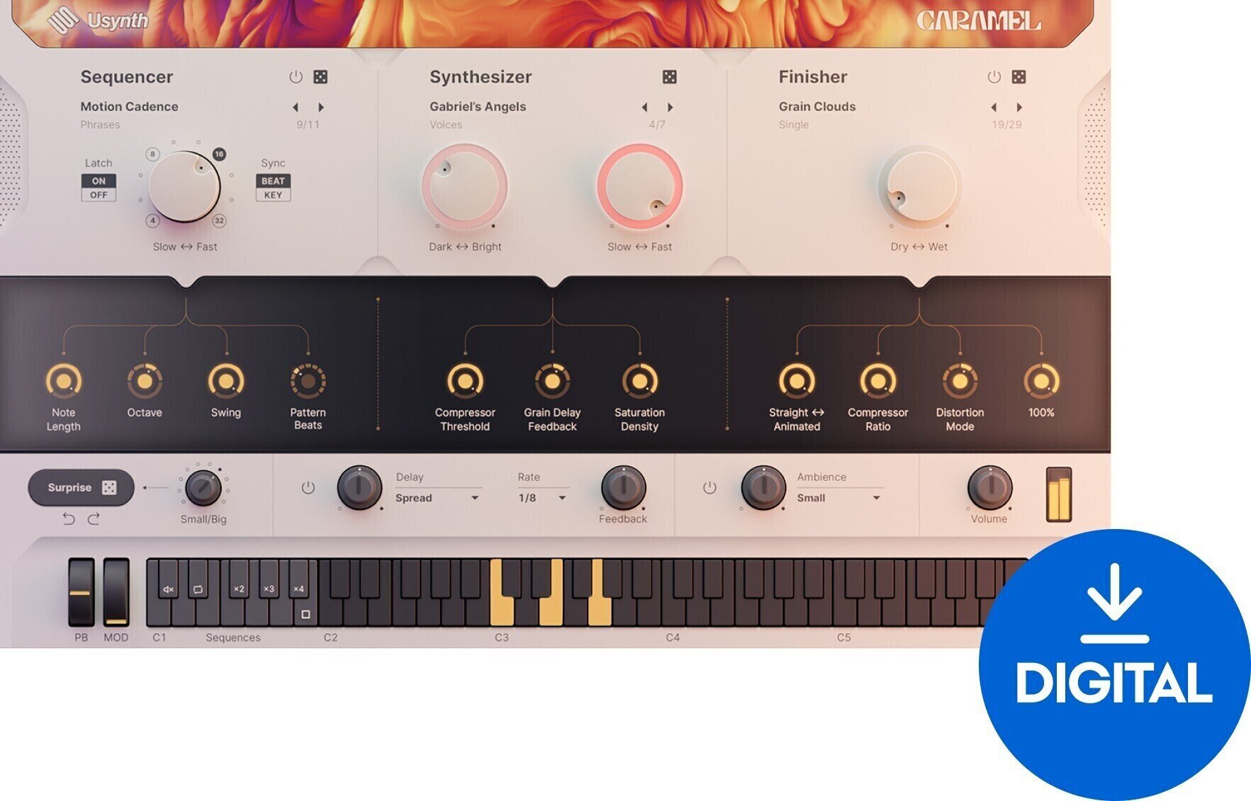VST Instrument UJAM Caramel (Digital product)