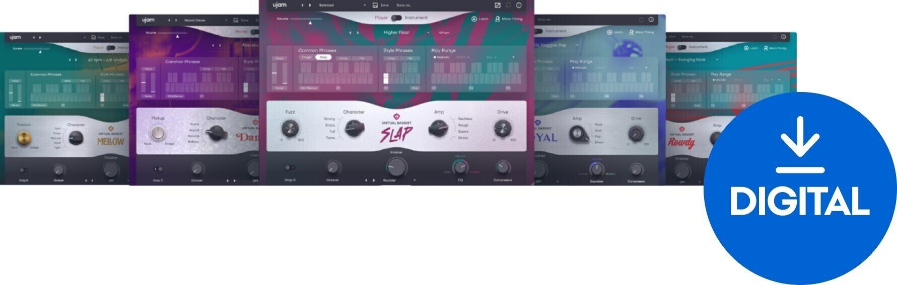 VST Instrument UJAM Bassist Bundle (Digital product)