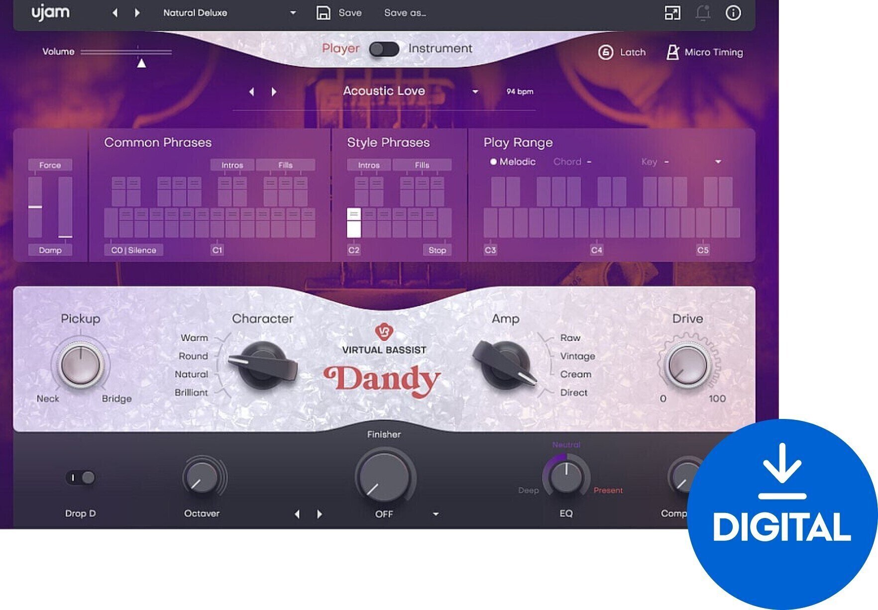 VST Instrument UJAM Dandy (Digital product)