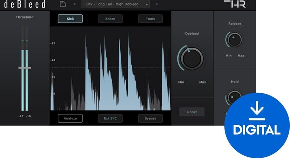 Software Plug-In FX-processor THR deBleed (Digitalt produkt) - 1