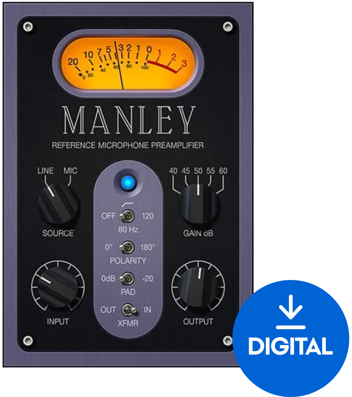 Software Plug-In FX Processor Universal Audio Manley Tube Preamp (Digital product)