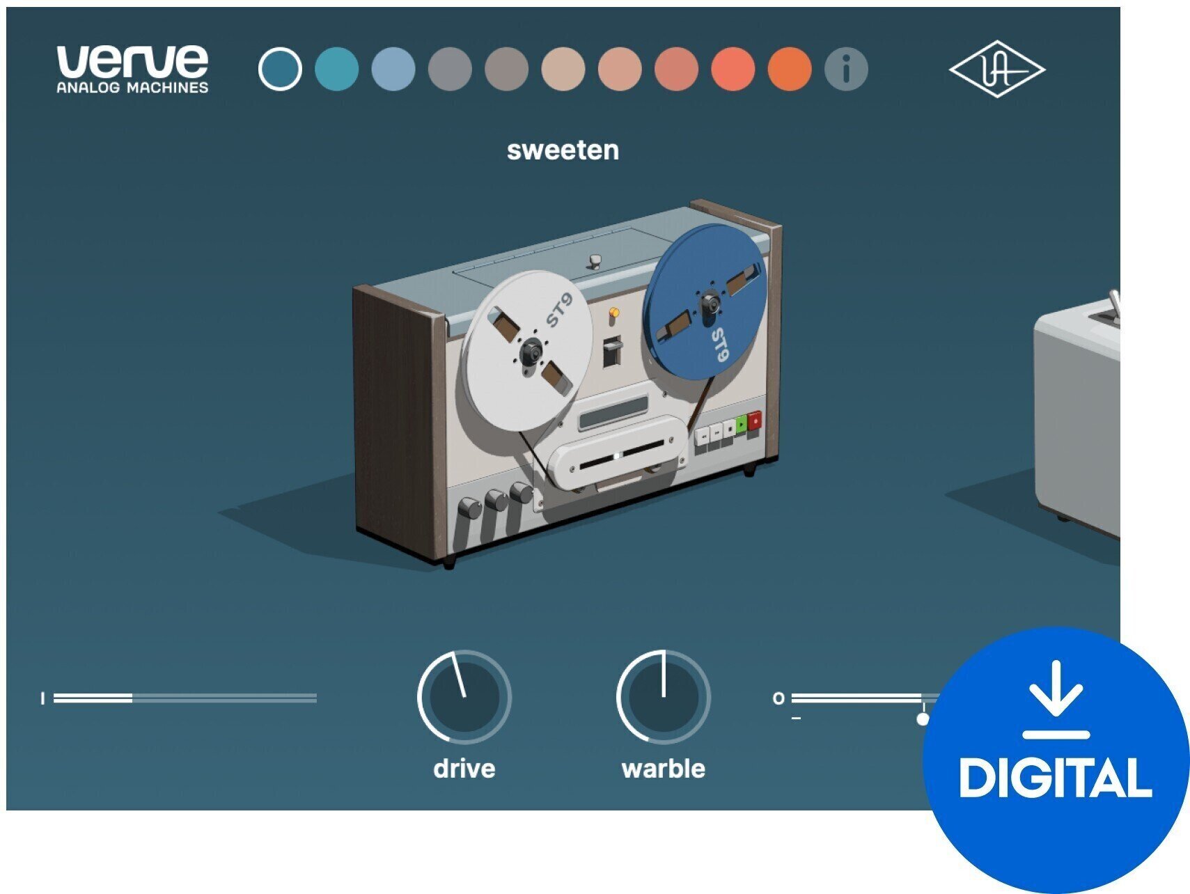 Oprogramowanie studyjne Plug-In efekt Universal Audio Verve Analog Machines (Produkt cyfrowy)