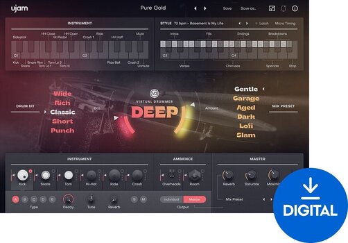 VST Instrument UJAM Deep (Produs digital) - 1