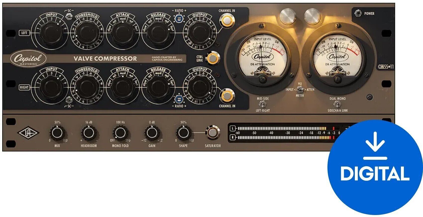 Universal Audio Capitol Mastering Compressor (Digitální produkt)