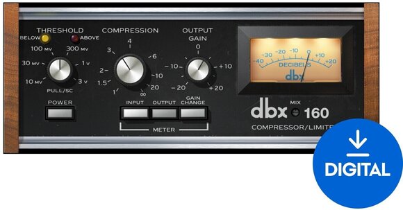 Software Plug-In FX Processor Universal Audio dbx 160 Compressor / Limiter (Digital product) - 1