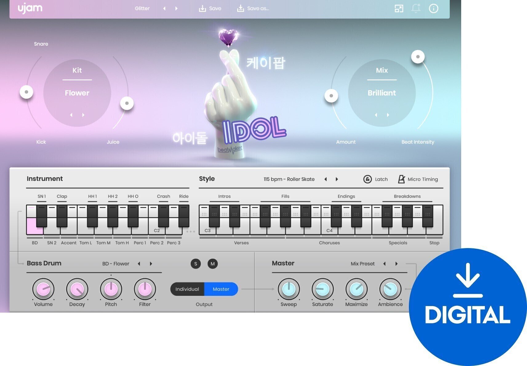 VST Instrument UJAM Idol (Digital product)