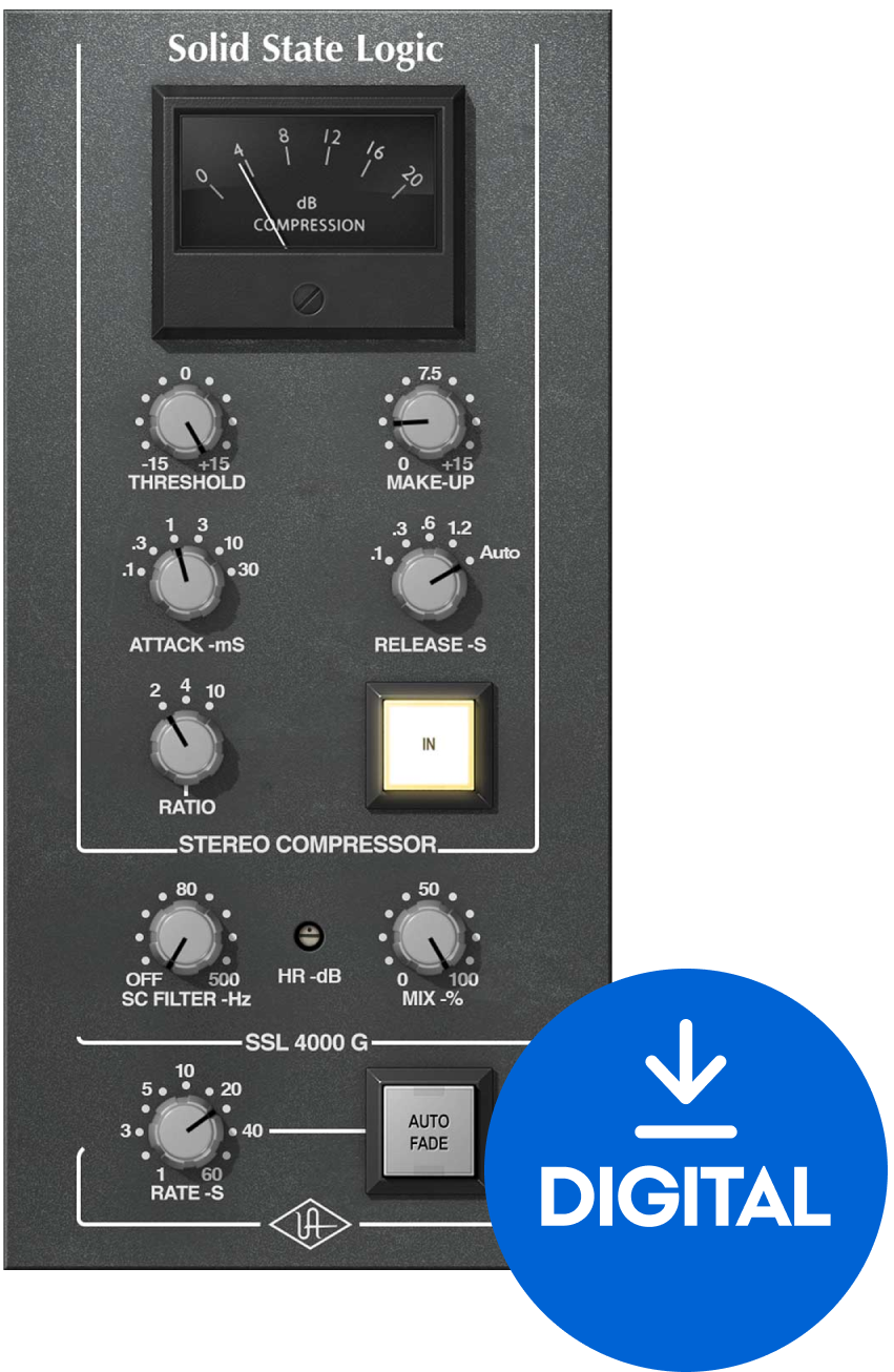Universal Audio SSL 4000 G Bus Compressor (Digitální produkt)