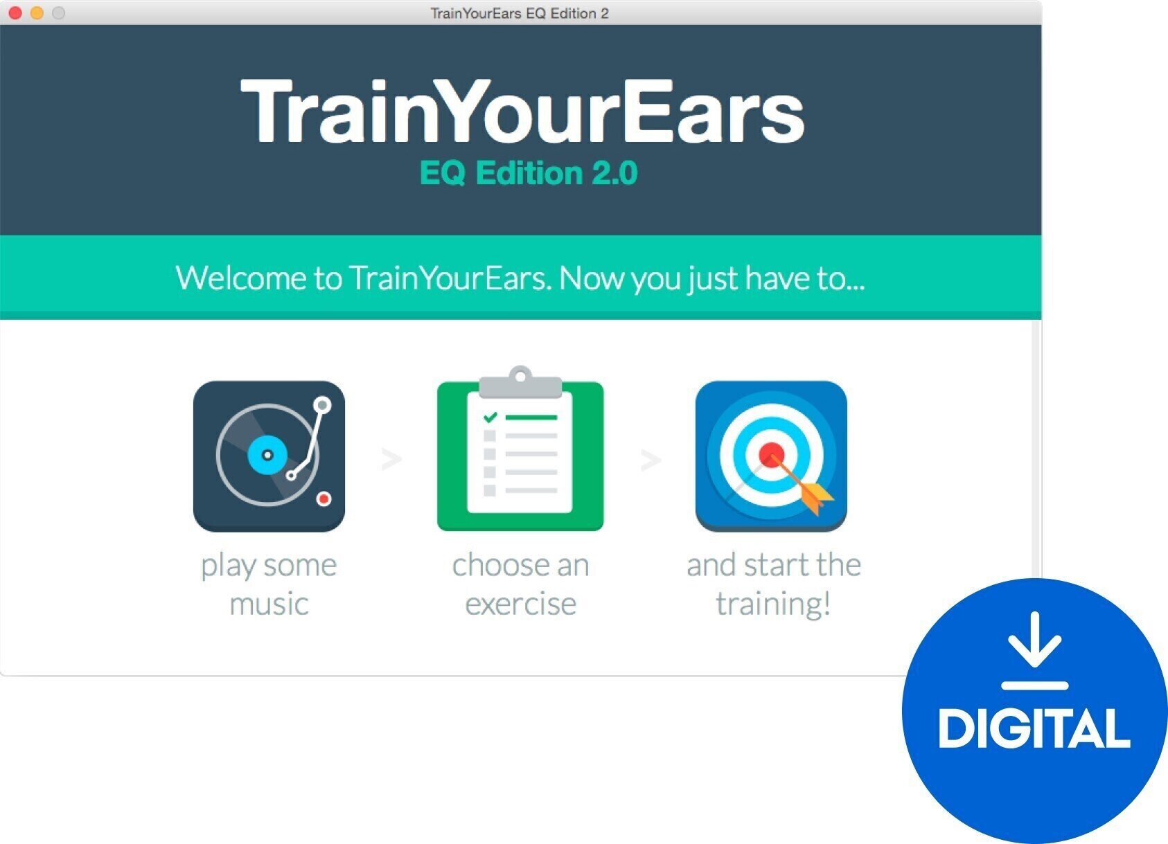 Obrazovni softver TrainYourEars EQ v2 (Digitalni proizvod)