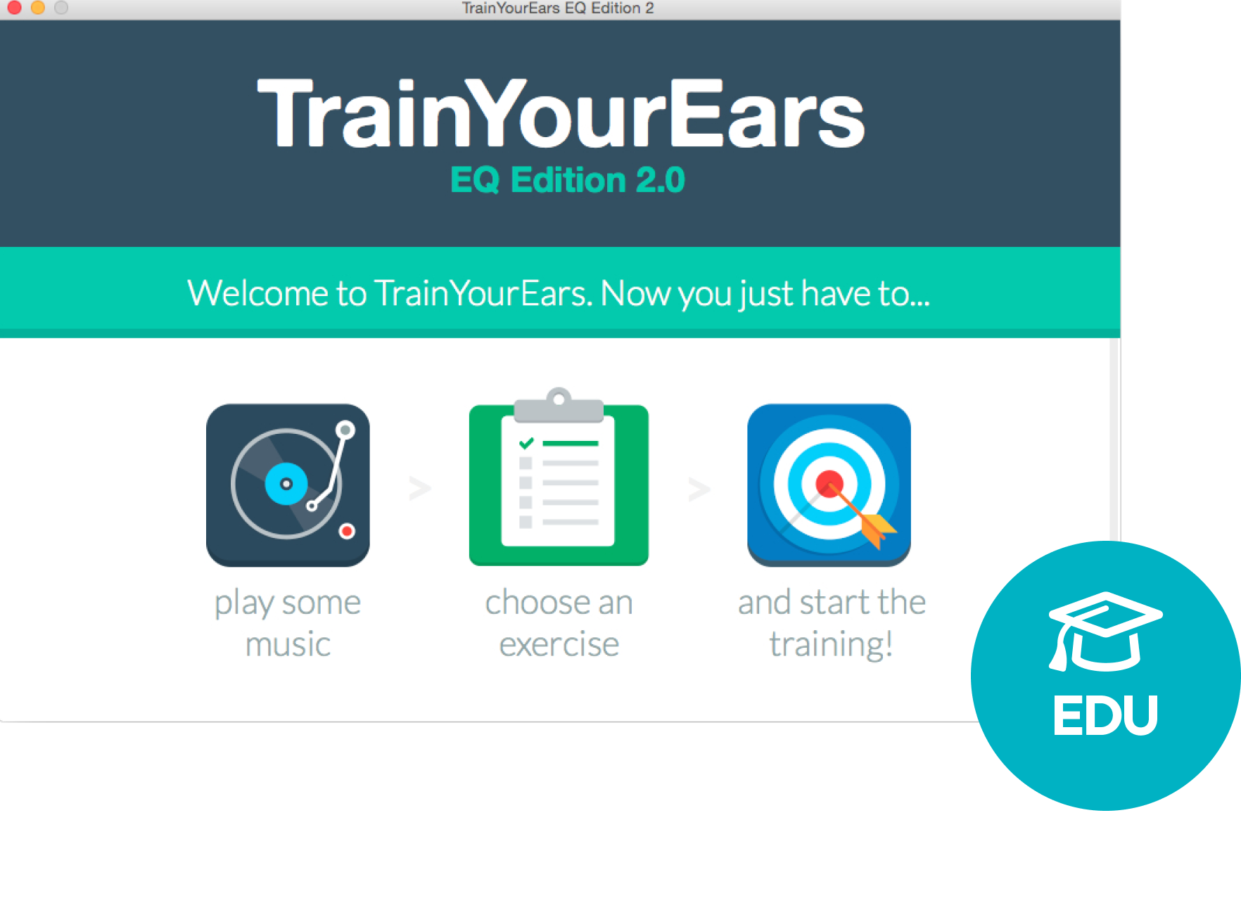 Софтуер за обучение TrainYourEars EQ v2 (EDU) (Дигитален продукт)
