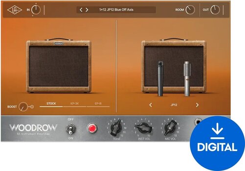 Oprogramowanie studyjne Plug-In efekt Universal Audio Woodrow '55 Instrument Amp (Produkt cyfrowy) - 1