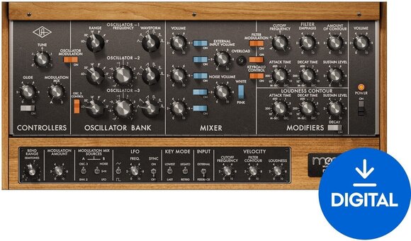 VST Instrument Universal Audio Moog Minimoog (Digitalni izdelek) - 1