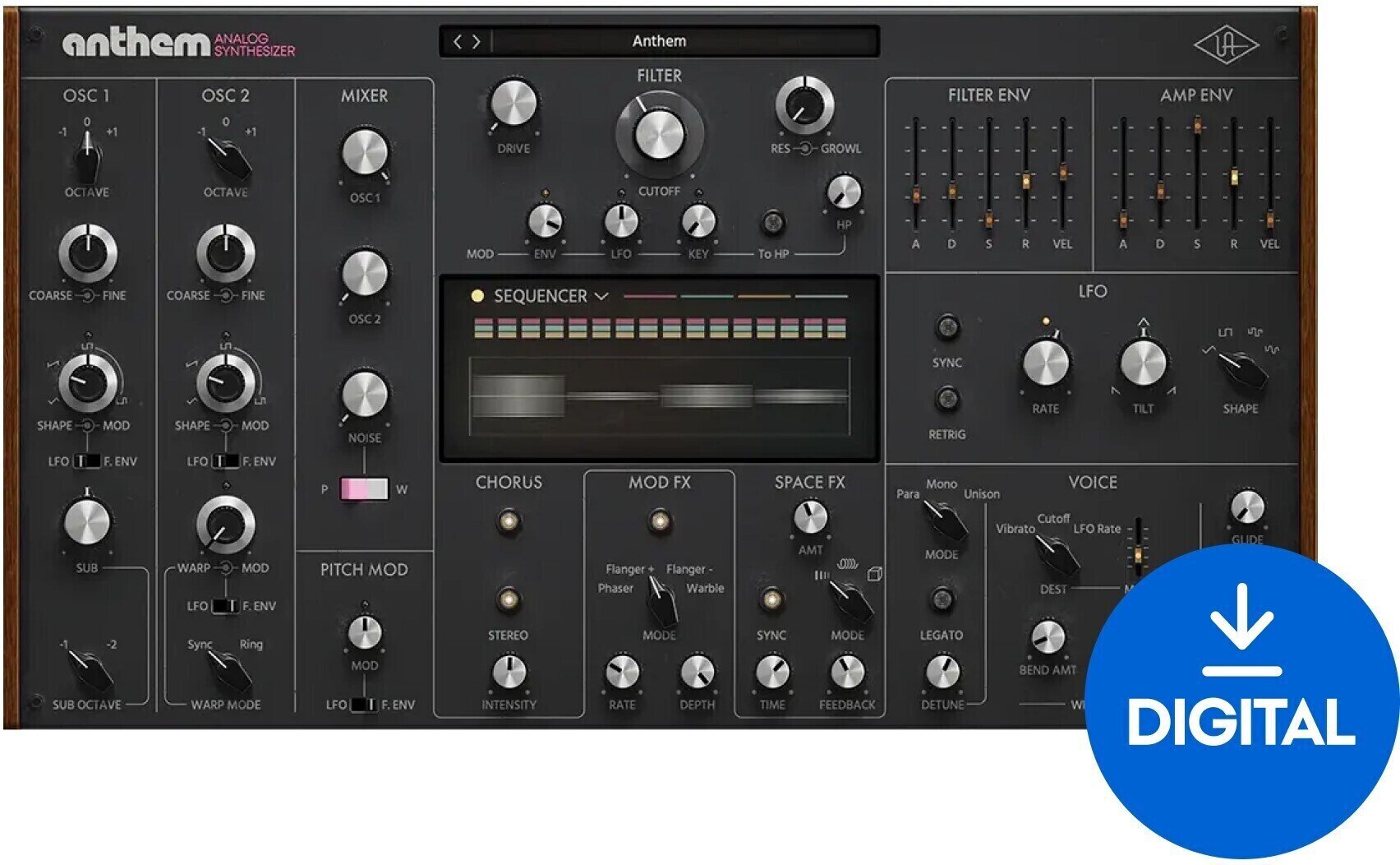 VST Instrument Universal Audio Anthem (Digital product)